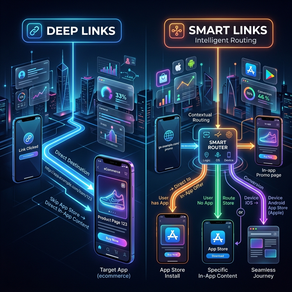 Deep Links vs Smart Links: What is the Difference?
