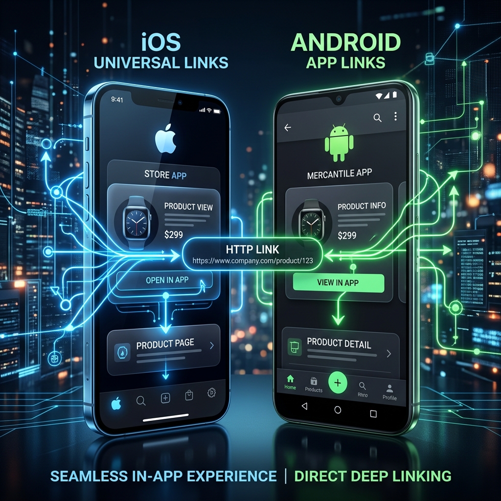 iOS Universal Links vs Android App Links
